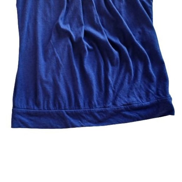 Express Tank Top Womens Small Blue Spaghetti Strap Pullover Loose Blouse - Picture 5 of 9